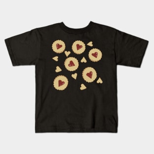 Pack pattern heart biscuit coquette dollette Kids T-Shirt